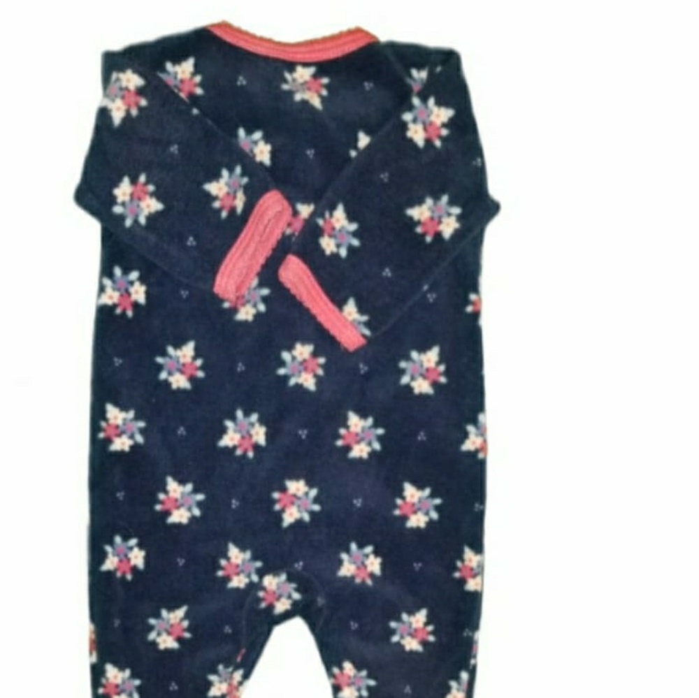Flowered Soft Onsie - Picture 3 of 4